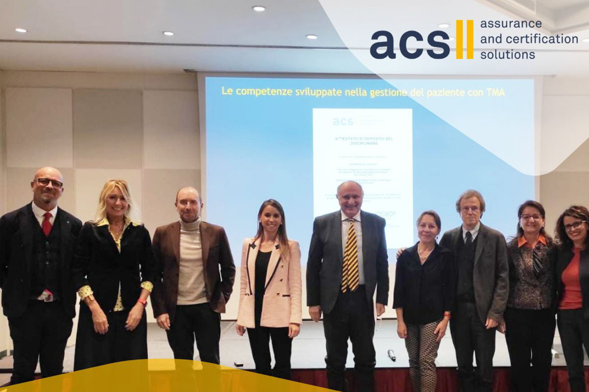ACS Italy officially delivered the certificate of filing of the Consensus Document on the Patient with Thrombotic Microangiopathy