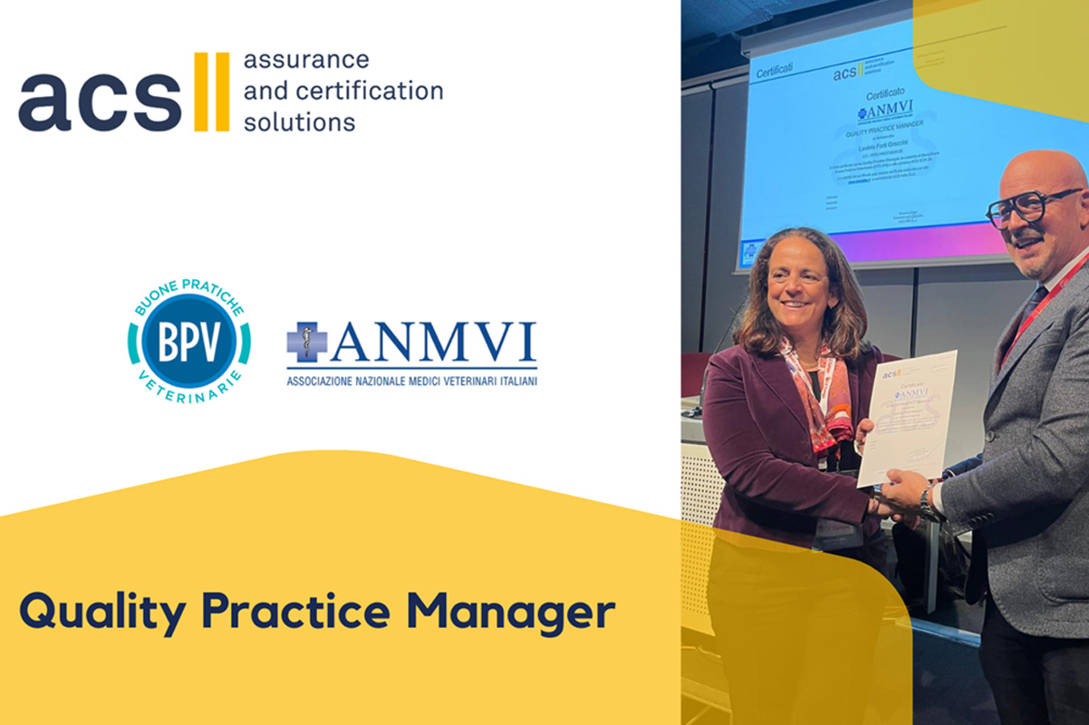 Quality Practice Manager certifications in veterinary field issued