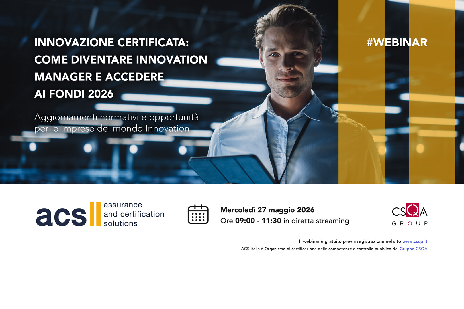 Innovazione certificata: come diventare Innovation Manager e accedere ai fondi 2026