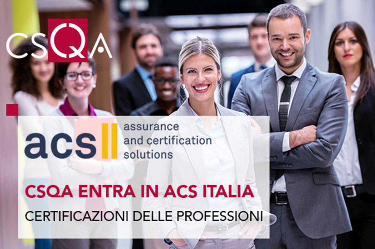  CSQA Certificazioni joins ACS Italia